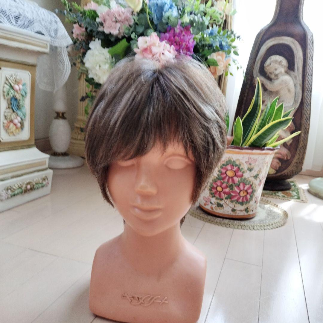 ショートボブウィッグ グラデーションブラウン