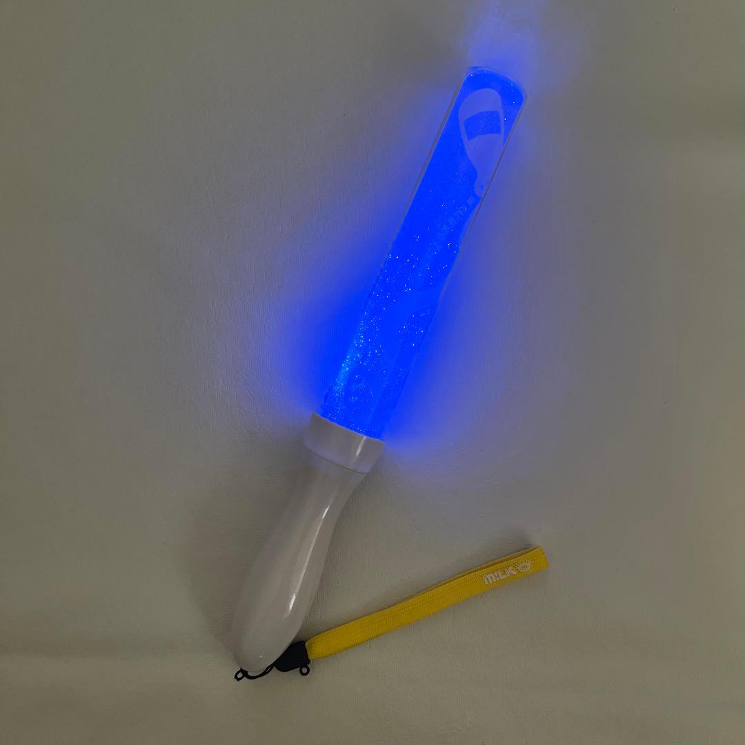 M!LK　ペンライト　白黒牛乳ワールド　牛丸学園ブルジョワ部　ストラップ付　匿名