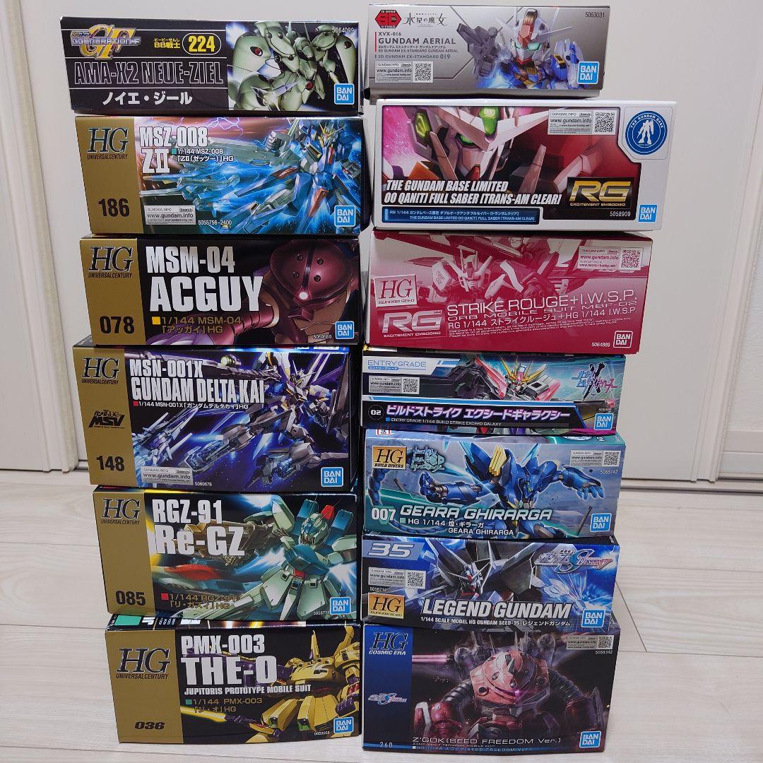 ガンプラ HGUC RG SD 13点セット