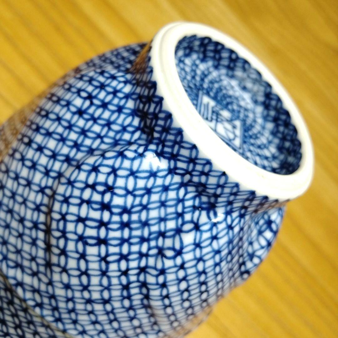 ☆ 平安孝峰 清水焼 超絶七宝文湯呑