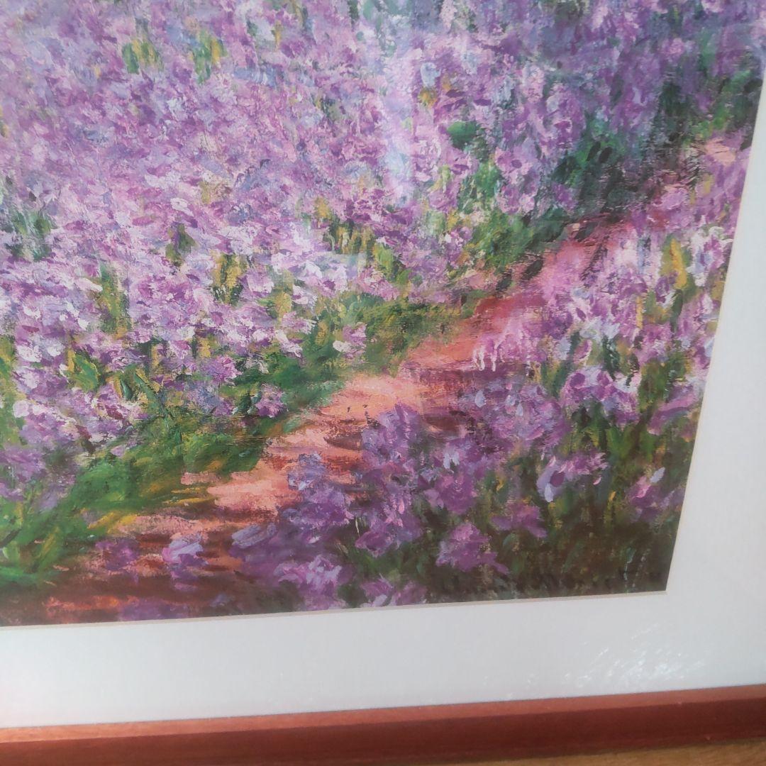 MONET　モネ　大型　絵画　1900年　ジヴェルニーのモネの庭