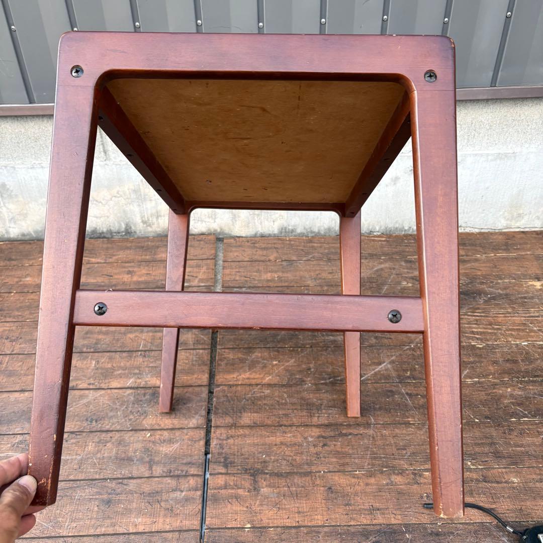 C1 オールドカリモク カリモク家具 木製 サイドテーブル コーヒーテーブル