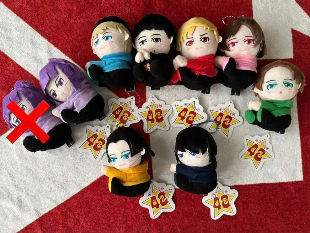 48 フォーエイト ぬいぐるみ クリップ 全8種セット