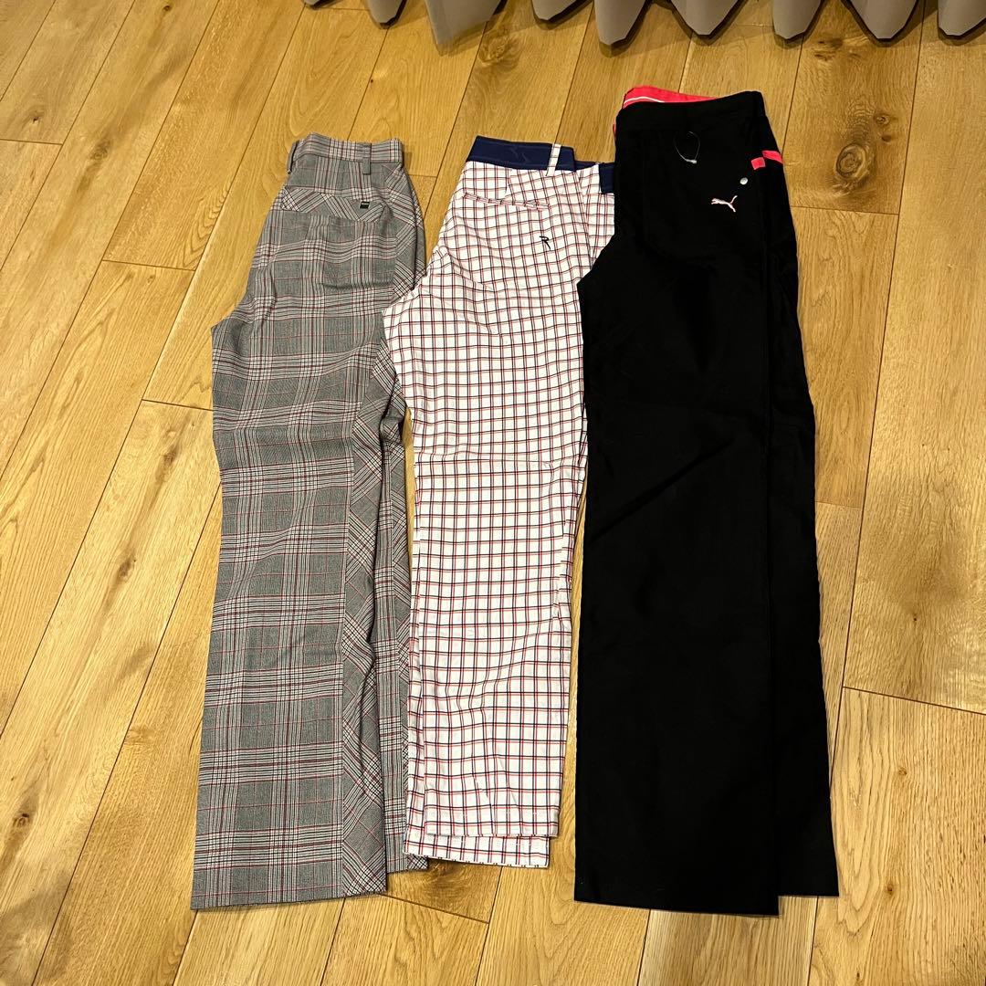 レディースM　ゴルフウェア　春夏秋冬　パンツ　まとめ売り　パーリーゲイツ
