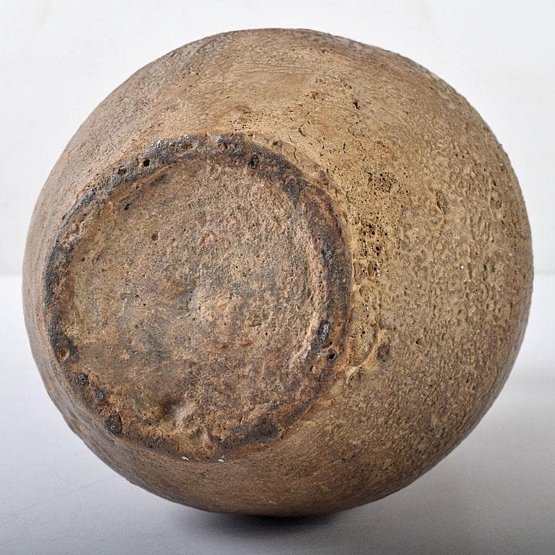 朝鮮美術　李朝　高麗青磁　碗口瓶　時代箱付　V　R8416B