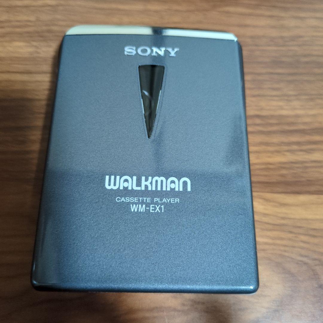 カセットWALKMAN WM-EX1 充電器、充電池、リモコン、イヤフォン付き