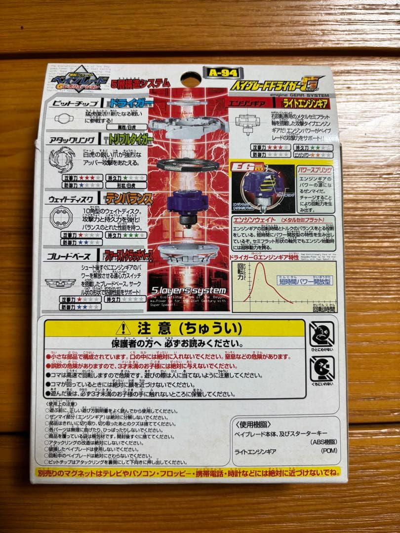 Beyblade Driger EGシステム 2003年モデル