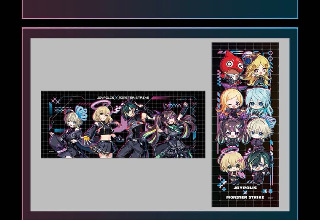 ジョイポリス　モンスト　フェイスタオル　タオル