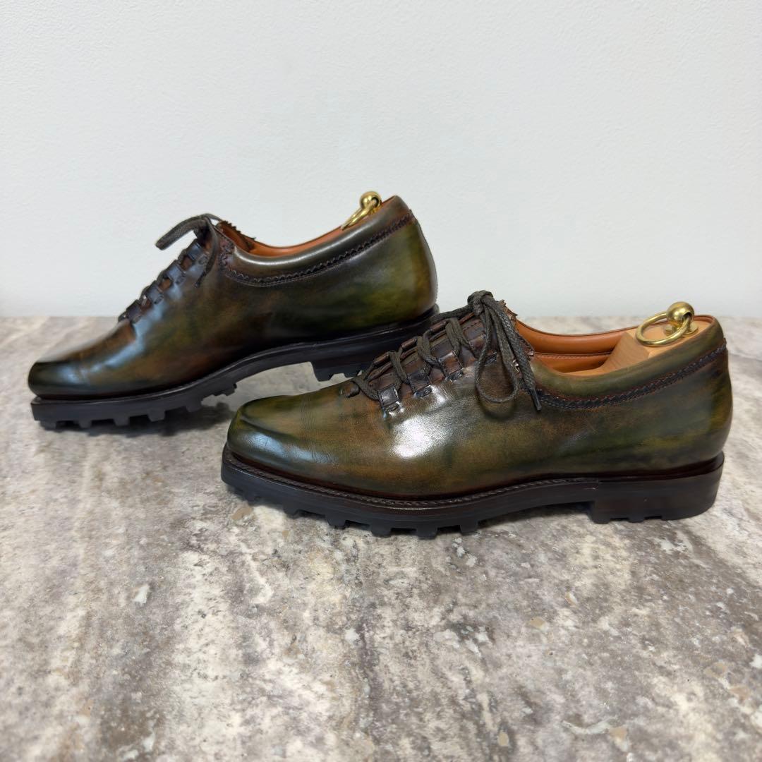 特注 定価36.6万円 ベルルッティ ニューウルティマ パティーヌレザーシューズ