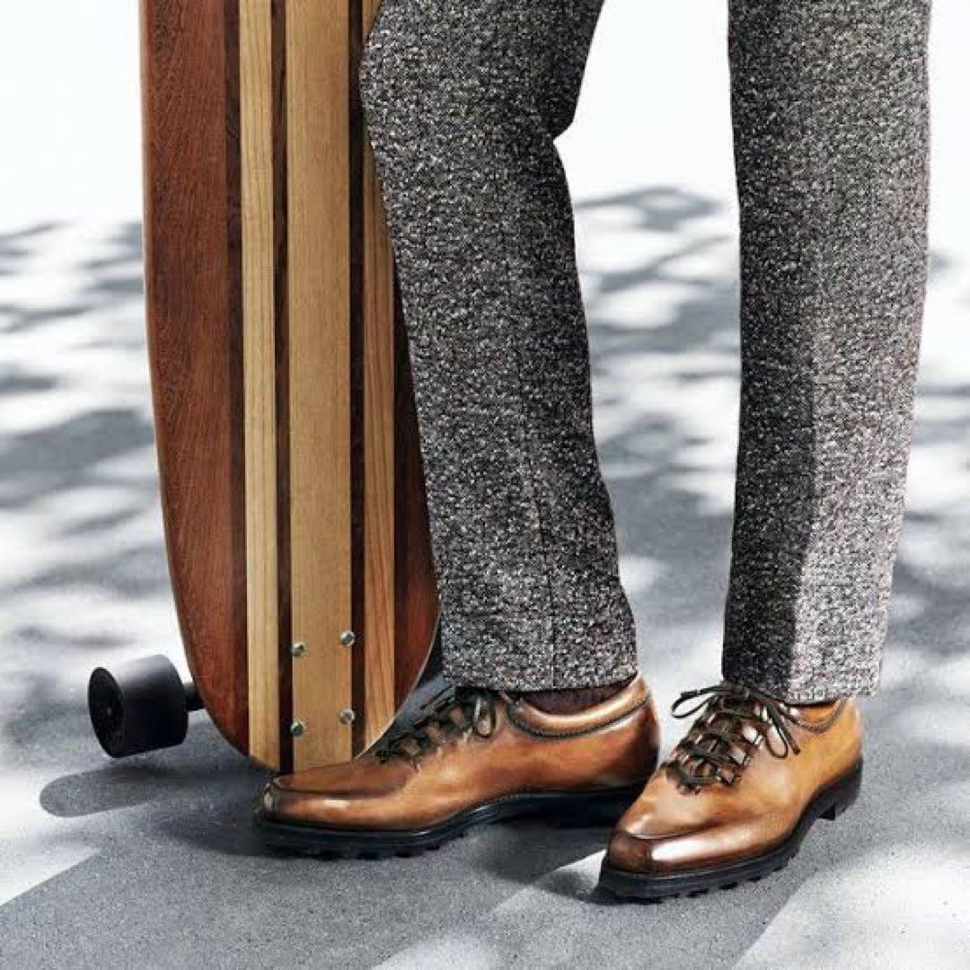 特注 定価36.6万円 ベルルッティ ニューウルティマ パティーヌレザーシューズ