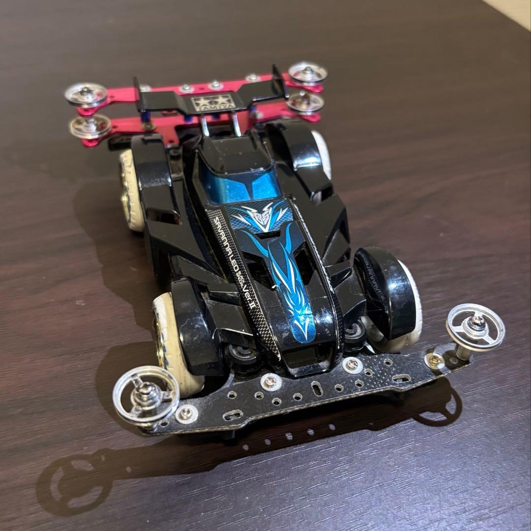 【最終新春セール】ミニ四駆 限定カスタマイズサバンナレオブラックSPVer.Ⅱ