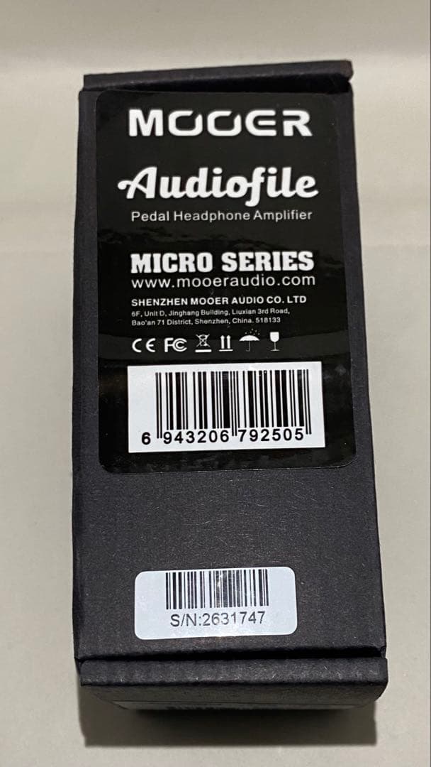 ギター MOOER Audiofile Pedal Headphone Amp