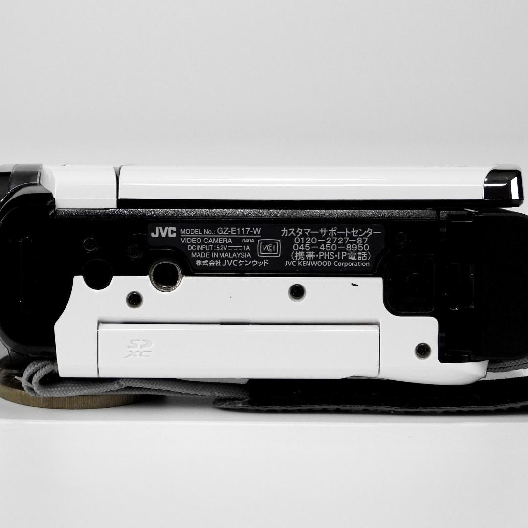 【専用】HDデジタルビデオカメラ JVC EverioGZ-E117-W動作確認
