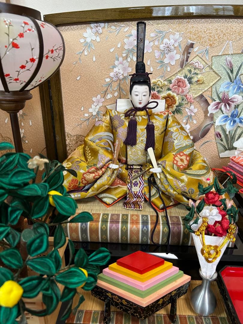 3/4 ③中古　平安一甫　ひな人形　おひなさま　ひな祭り　節句