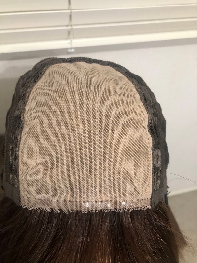 人毛100% ショートボブ　ブラウン前髪あり　未使用