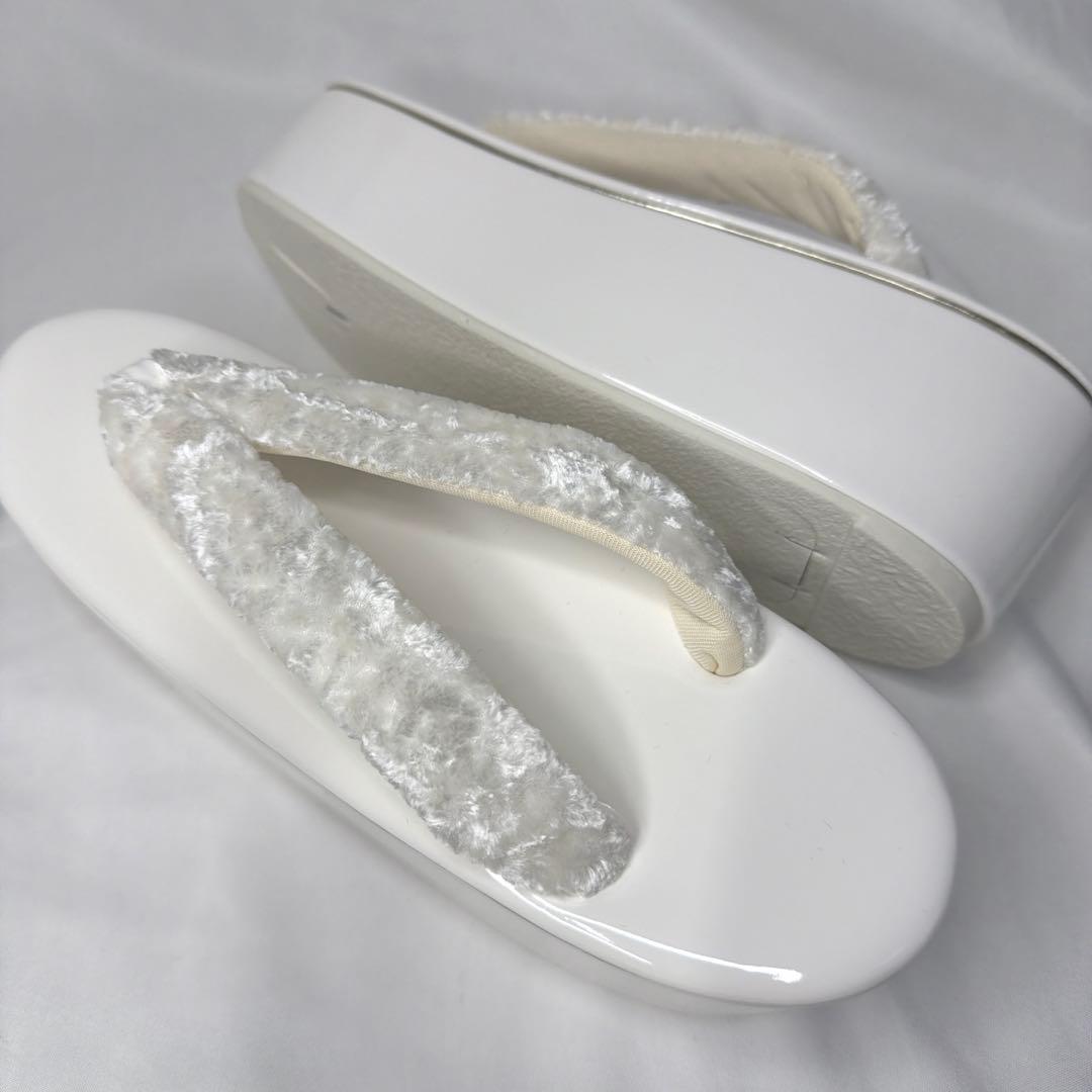 新品　2026年新作　白　草履　バッグ　セット　振袖用　フリーサイズ　ホワイト