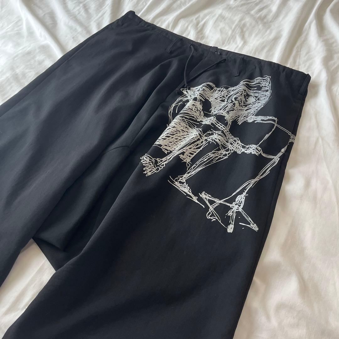 【yohji yamamoto】 名作 16ss デッサンサルエル