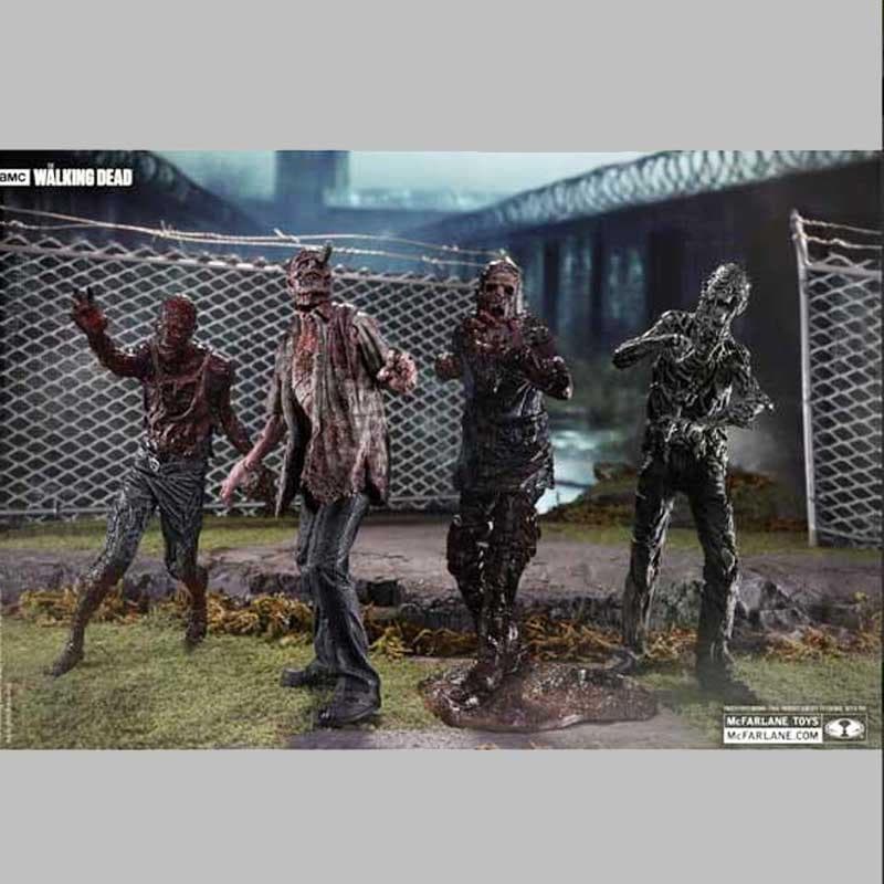 ウォーキング・デッド・ウォーカーズ アクションフィギュア 4個入り パック