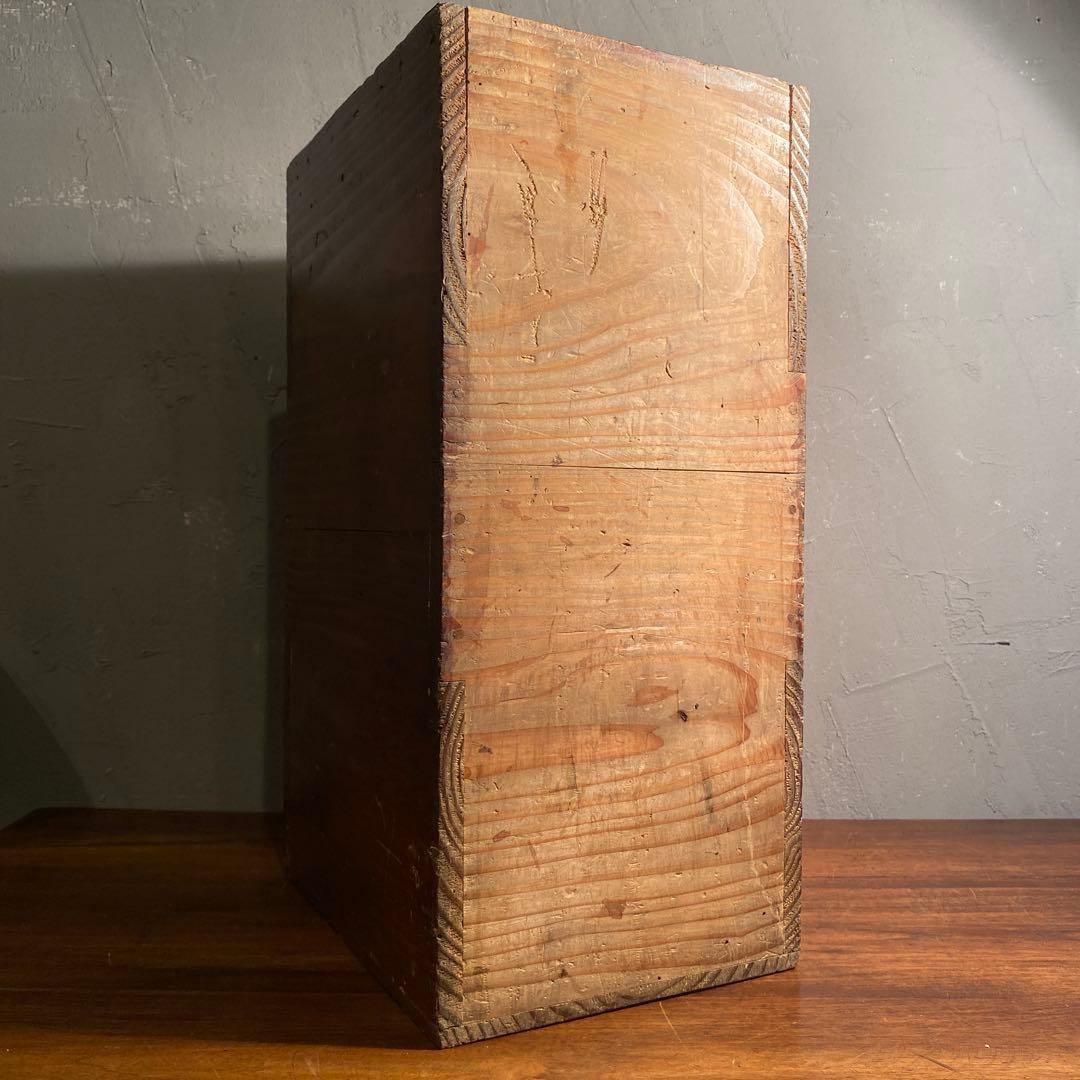 時代物 銭函 小引き出し 箪笥 明治 骨董品 古道具 オブジェ アンティーク