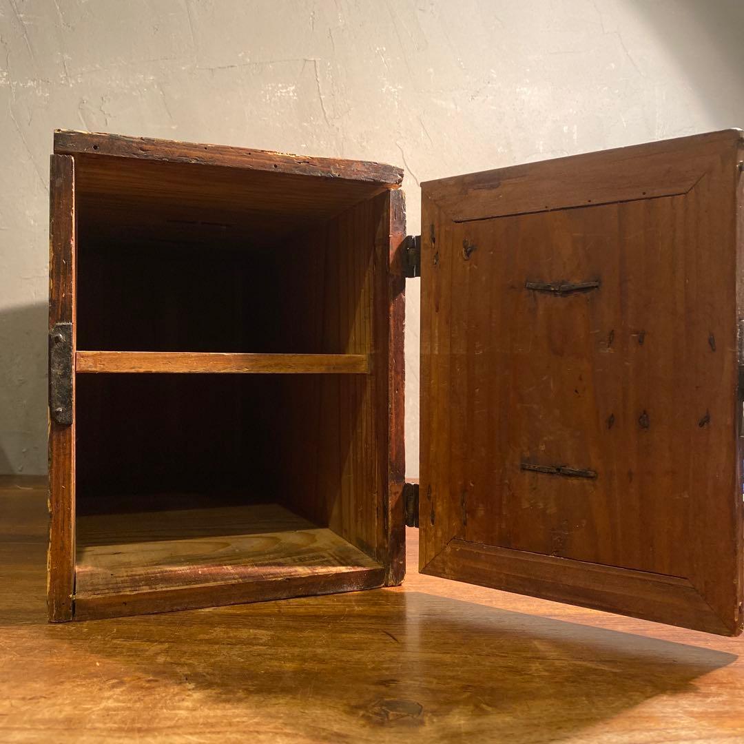 時代物 銭函 小引き出し 箪笥 明治 骨董品 古道具 オブジェ アンティーク