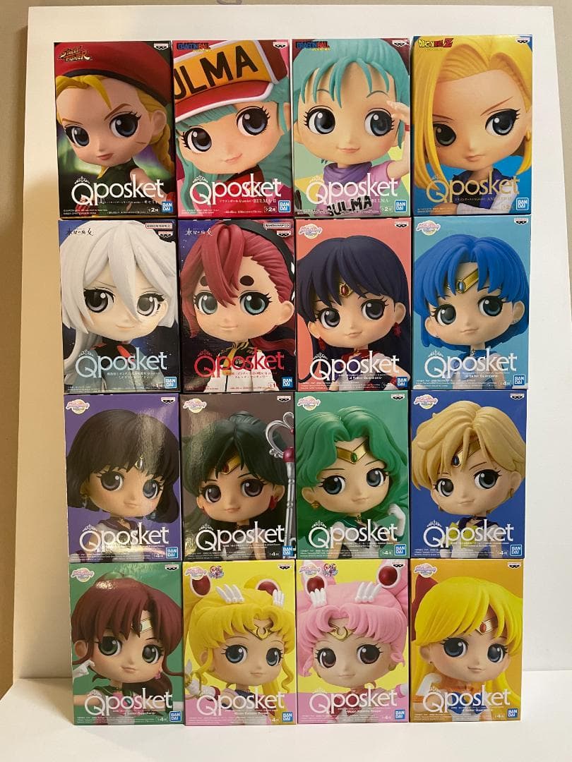 Qposket フィギュア 16点セット セーラームーン/ドラゴンボールなど