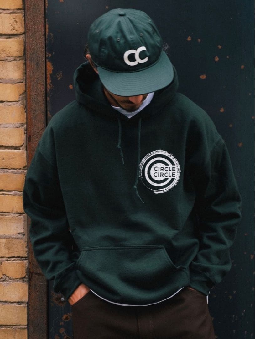 大藤さん着用 circle circle FELT CAP GREEN OVY