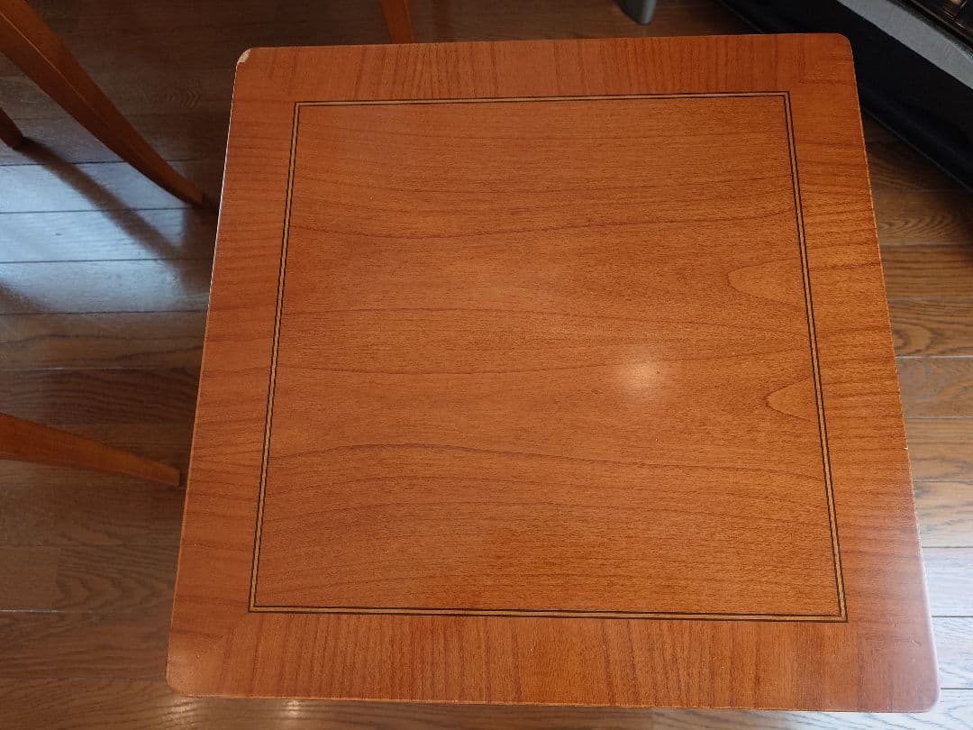 お値下げ！〈セルバ社〉イタリア家具☆木製ネストテーブル 3段式 ブラウン