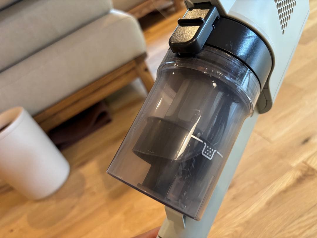 最終！Panasonic サイクロン式コードレススティック掃除機　セージグリーン