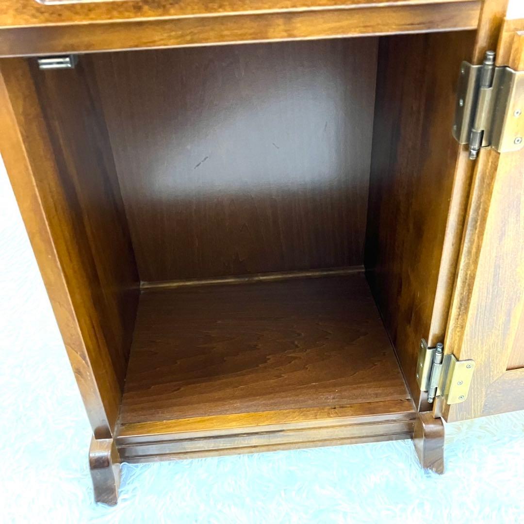 karimoku カリモク　コロニアル　コーナーテーブル コーナーラック 電話台