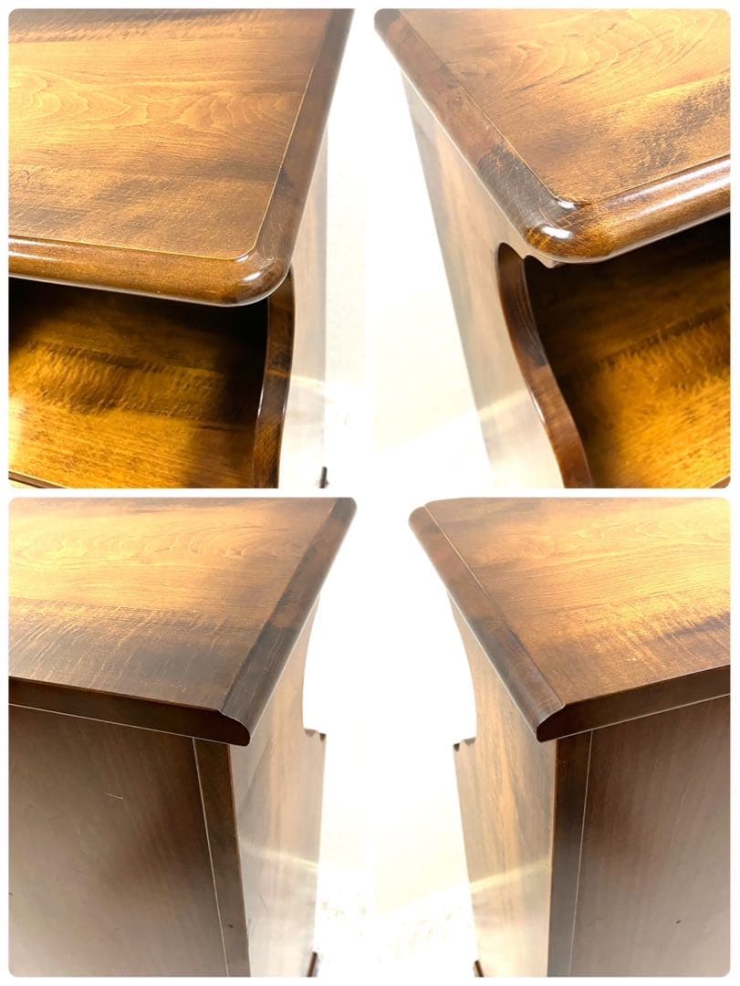 karimoku カリモク　コロニアル　コーナーテーブル コーナーラック 電話台