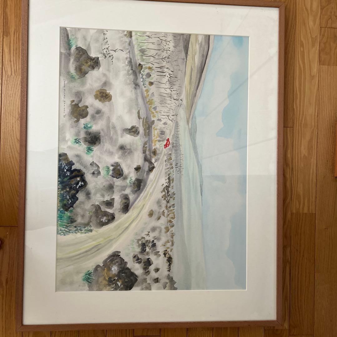 沢野ひとしの水彩画、原画です。