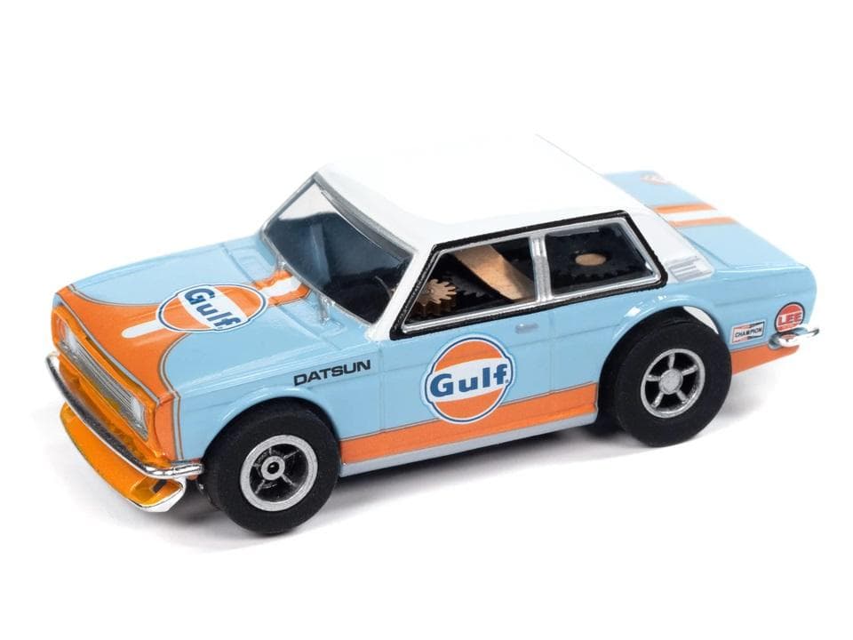 73 Datsun 510 ブルーバード 3 CAR SET☆HOスロットカー
