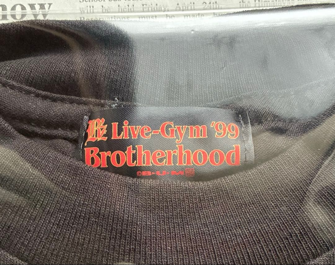 B'z LIVE-GYM Brotherhood 99ライブTシャツ 【美品】