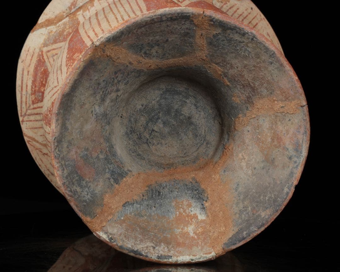 古代 バンチェン土器 彩文土器 タイ古陶 箱付 紀元前 出土 発掘品 東南アジア