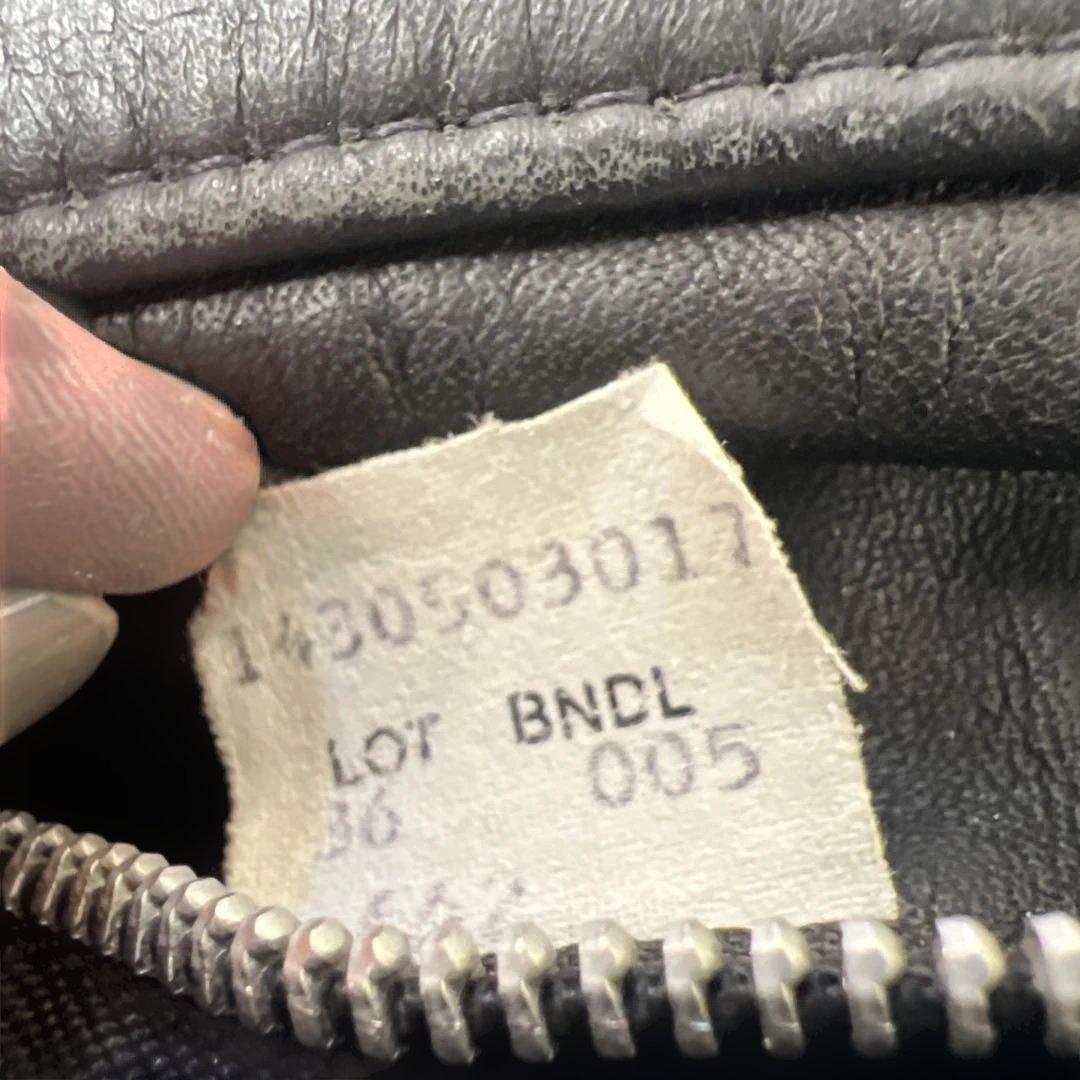 【ゆう】Schott 642 ブラックレザー シングルライダース 36