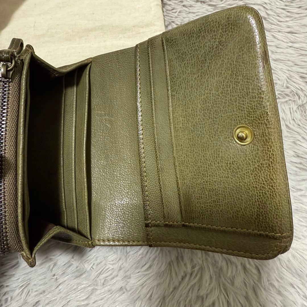 genten ゲンテン ゴート 山羊革 二つ折り財布