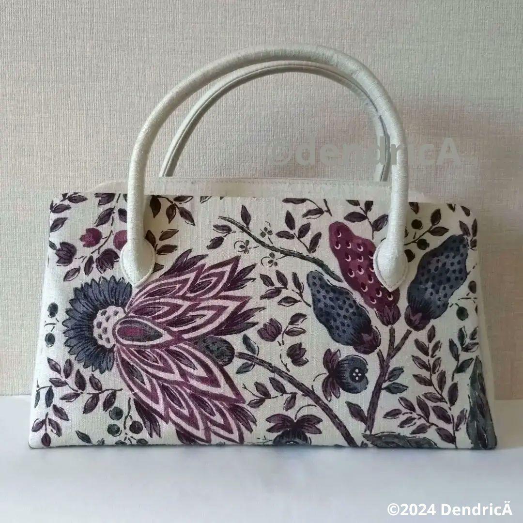 利休バッグ　京都ゆうび　オランダ更紗　和装　着物　トートバッグ　入学式　イベント