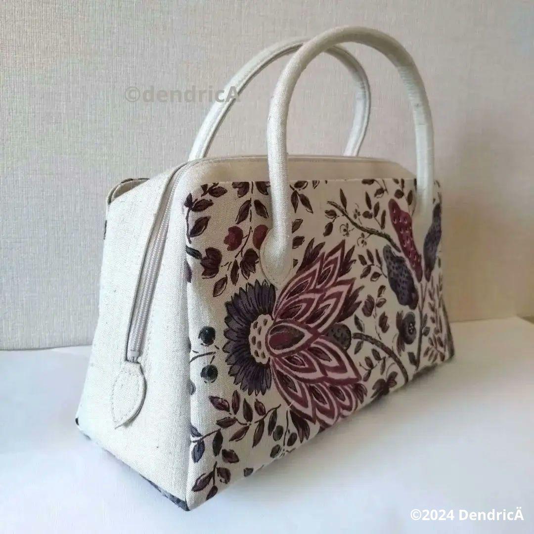 利休バッグ　京都ゆうび　オランダ更紗　和装　着物　トートバッグ　入学式　イベント