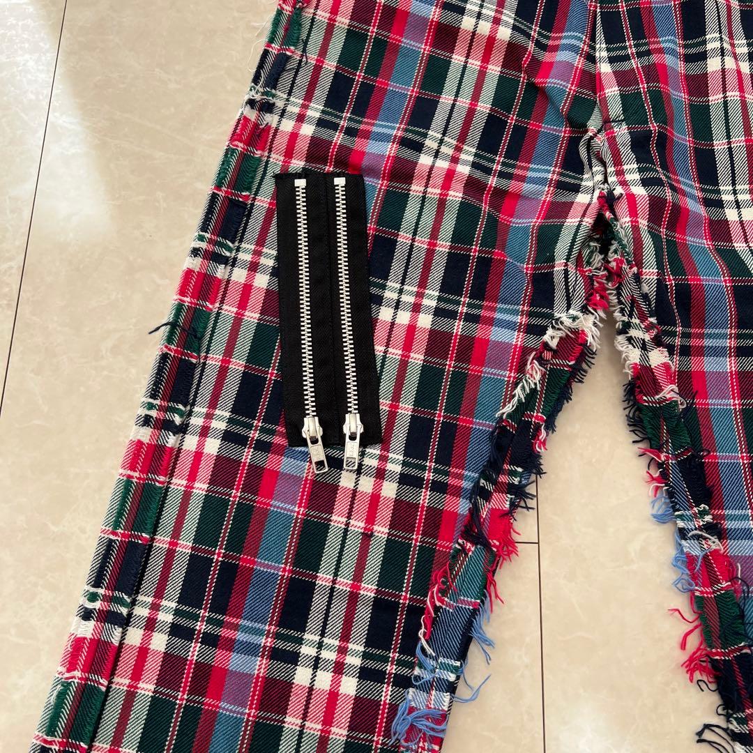希少！新品hide チェック柄パンツ