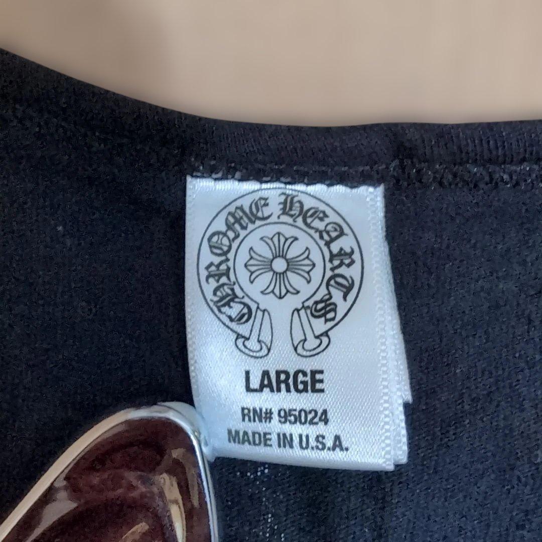 CHROME HEARTS ブラック タンクトップ Lサイズ