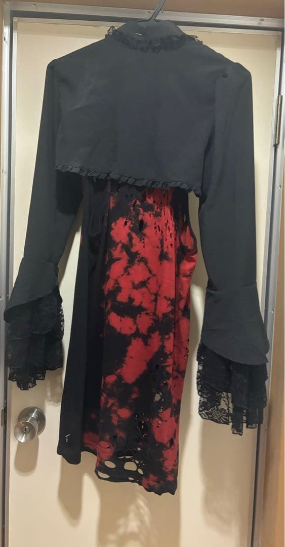 hyde着系ifディアレザークラッシュジレLGBダメージタンクボレロシャツラルク