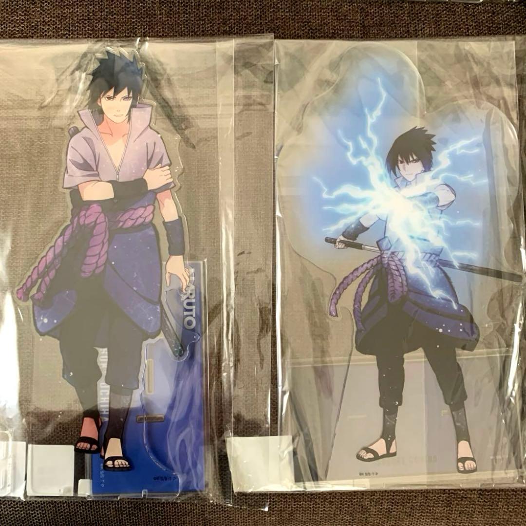 NARUTO ベースヤードトーキョー　【サスケ】　メガアクリルスタンド　2点