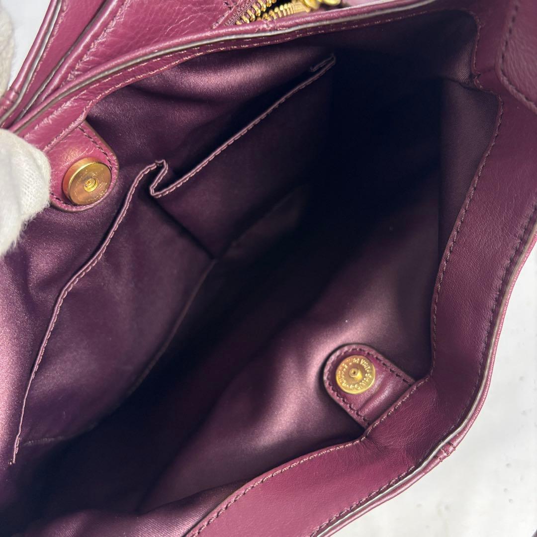 COACH 3室トートバッグ/イーディー ソーホー/キャンベルレザー/ボルドー