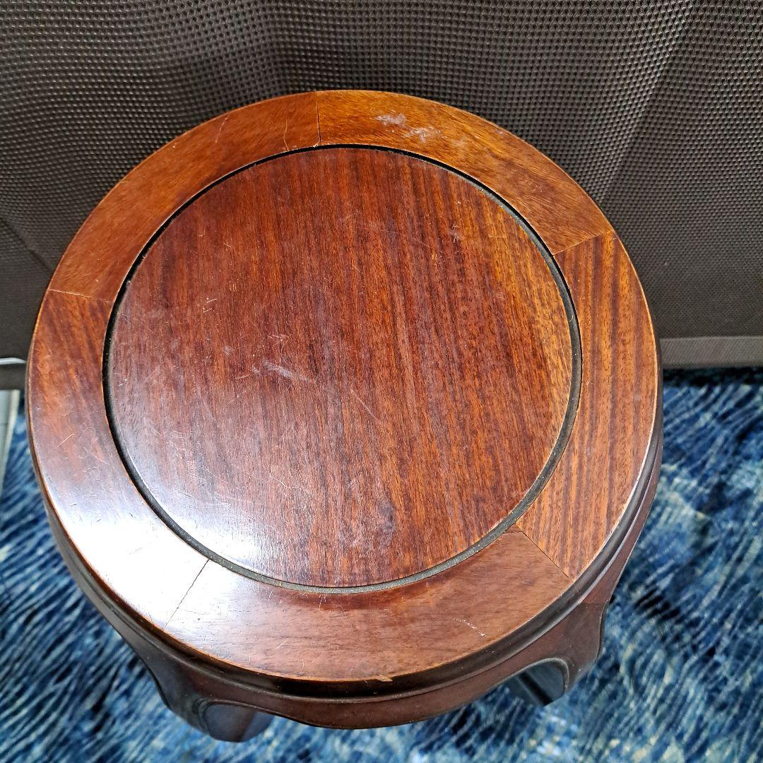 ♡木製スツール　中国美術　花台　椅子♡