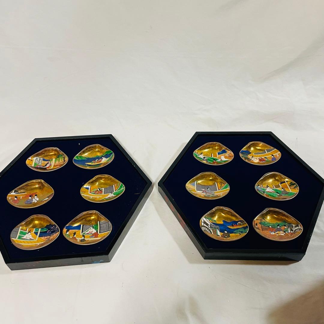 フランクリン画廊 徳川黎明会監修 源氏物語貝合せ ボーンチャイナ　限定版