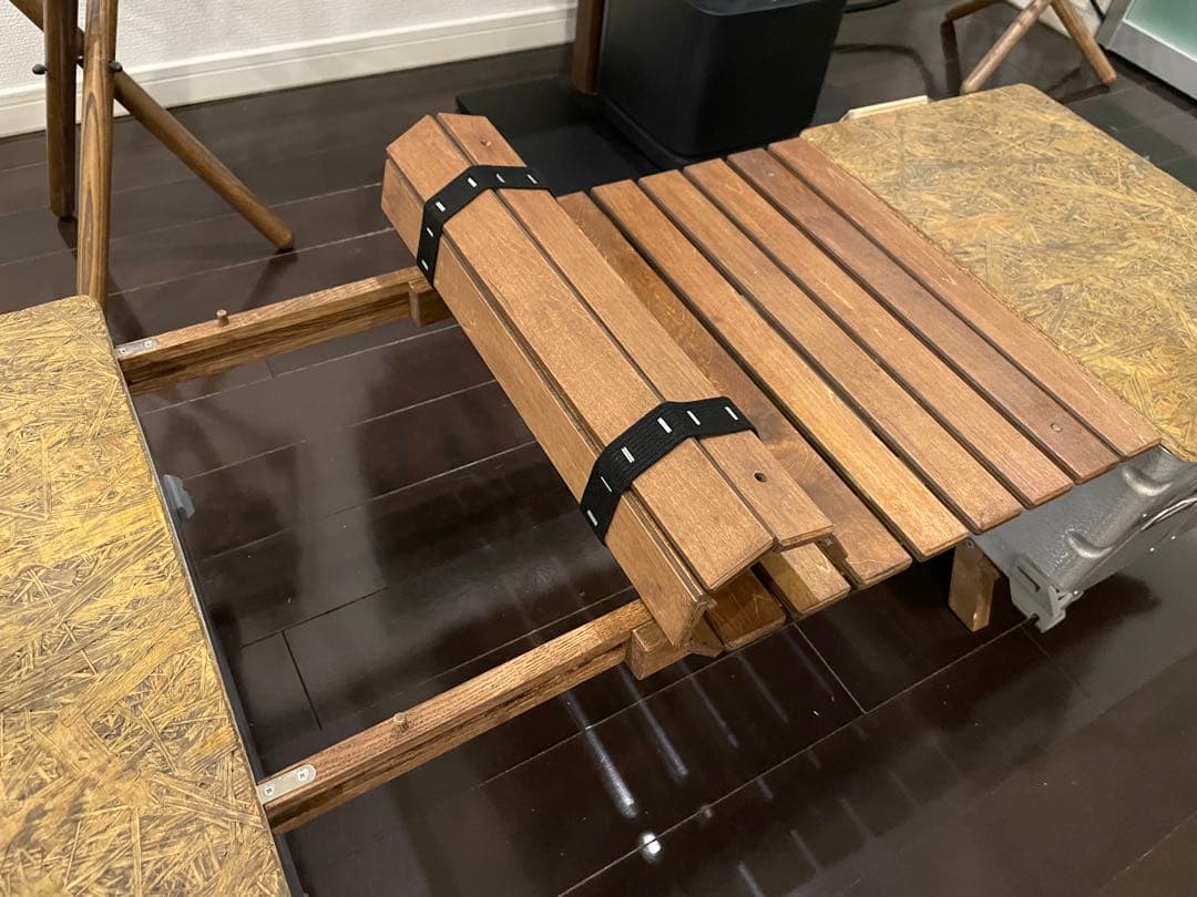 peak シェルフコンテナ25用の脚、天板、ブリッジテーブルセット