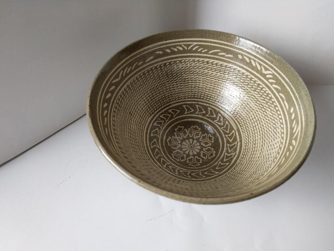 奇泉窯 朴世琦 高麗茶碗 三島手 韓国 人間国宝 共箱 抹茶碗 新品 未使用品