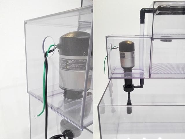 □2層式上部フィルター□90cm水槽用□濾過槽□オーバーフロー水槽□