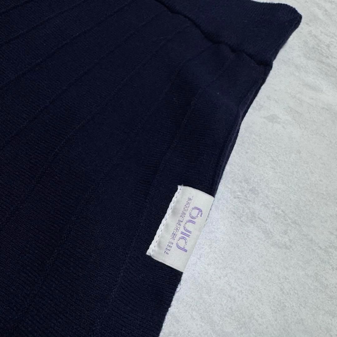 PING ピン ニットセットアップ トップス&プリーツスカート L