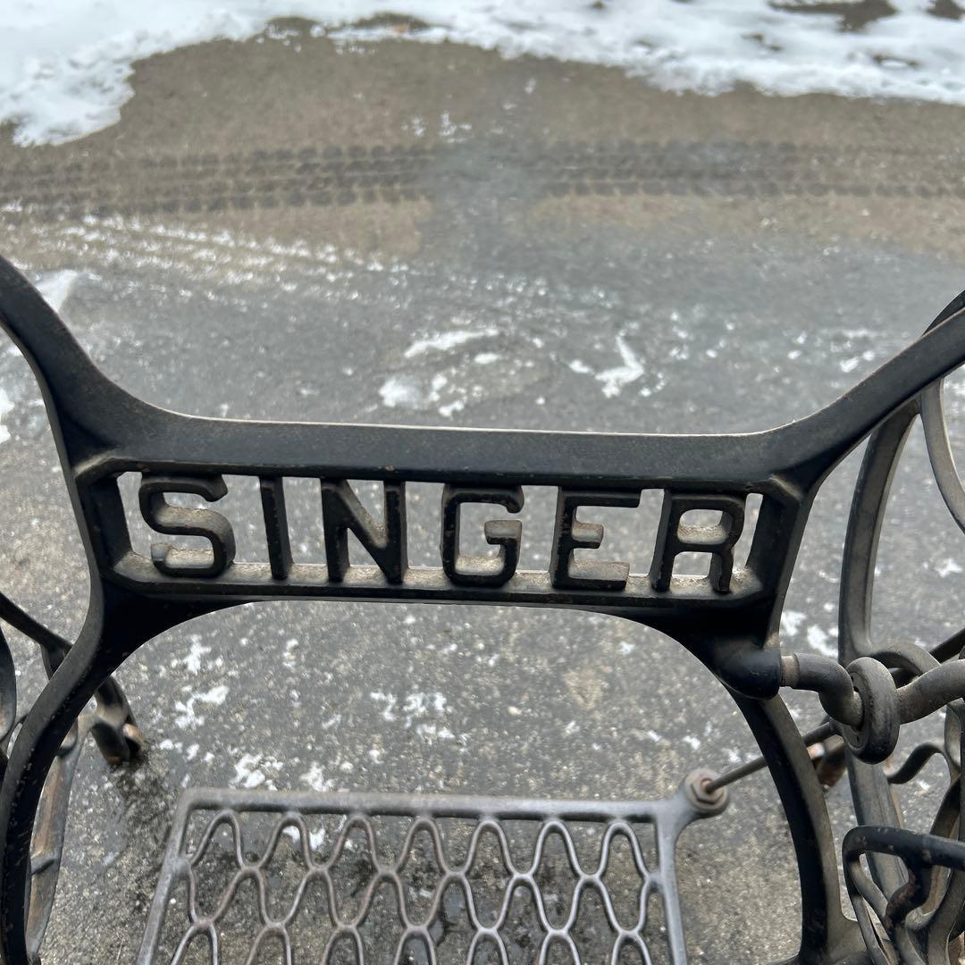 シンガー　網目ミシン脚　ミシン台　テーブル脚　アンティーク　レトロ　b16